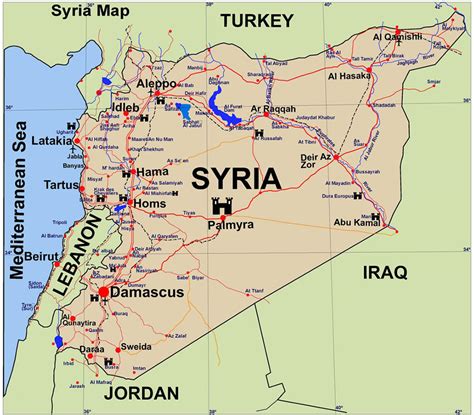 where is damascus|Damascus Map .